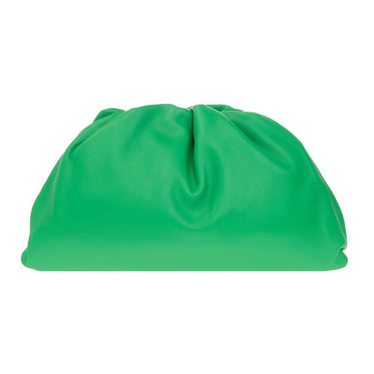 

New Bottega Veneta Cow Leather Cloud Bag Clutch Regular Women s Green 690238-V1BW0-3722 31.0*13.0*16.0CM