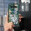 Shockproof Silicone Phone Case For Samsung Galaxy S10 5G/SM-G977N Soft Case Cover Cute Anti-knock Card Slot Back Cover
