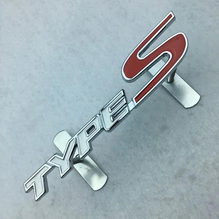 DIOSK1 Car Front Grille Trunk Badge Body Side Sticker for Honda Type-R Type-S Accord FIT Odyssey Jazz Jade Pilot City Decor Accessories