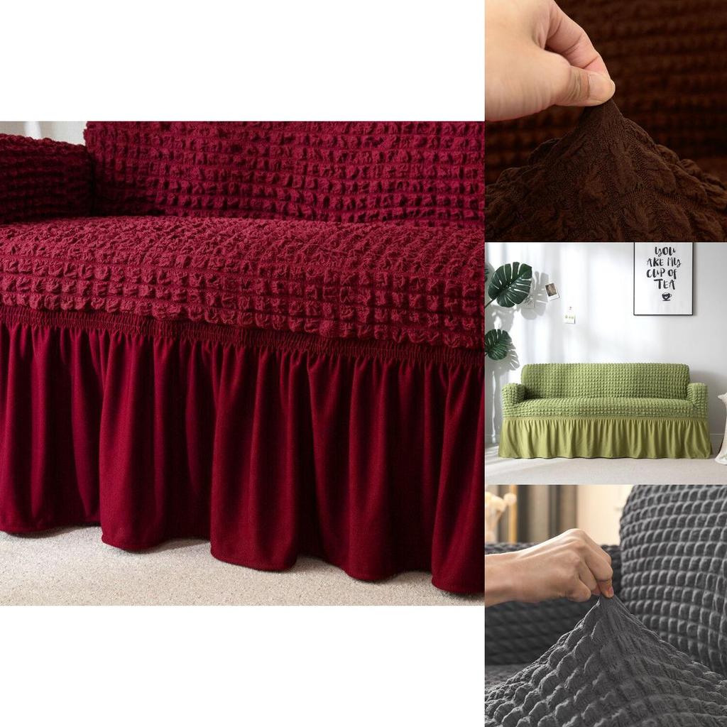 3D Blasen Gitter Sofabezug Umfassender Schutz mit Anti-Rutsch-Design