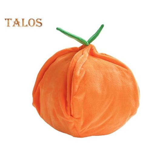 

Прятки Мягкая игрушка для собак Мандарин Интерактивная пищащая игрушка с пазлом из хрустящей бумаги Оранжевая игрушка для кормления для маленьких и средних собак оранжевый