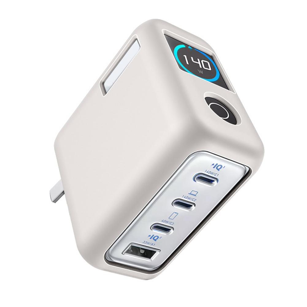 For Anker Zolo 140W Charger Dust Four-port Gallium Nitride Charger Protective Case Dustproof Waterproof Silicone Protector Cover