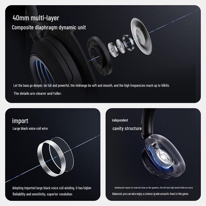 Edifier Halo Space Triple-Mode Wireless ANC Gaming Headphones