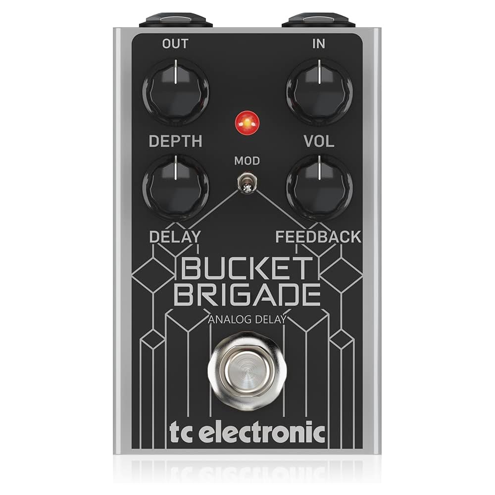 Tc Electronic Analog Delay Pedal Vintage Sound BBD Circuit True Bypass Compact Size with Modulation Feature