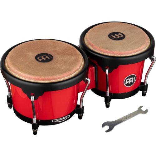 MEINL Percussion Bongo Journey Series Buffalo Head Red HB50R