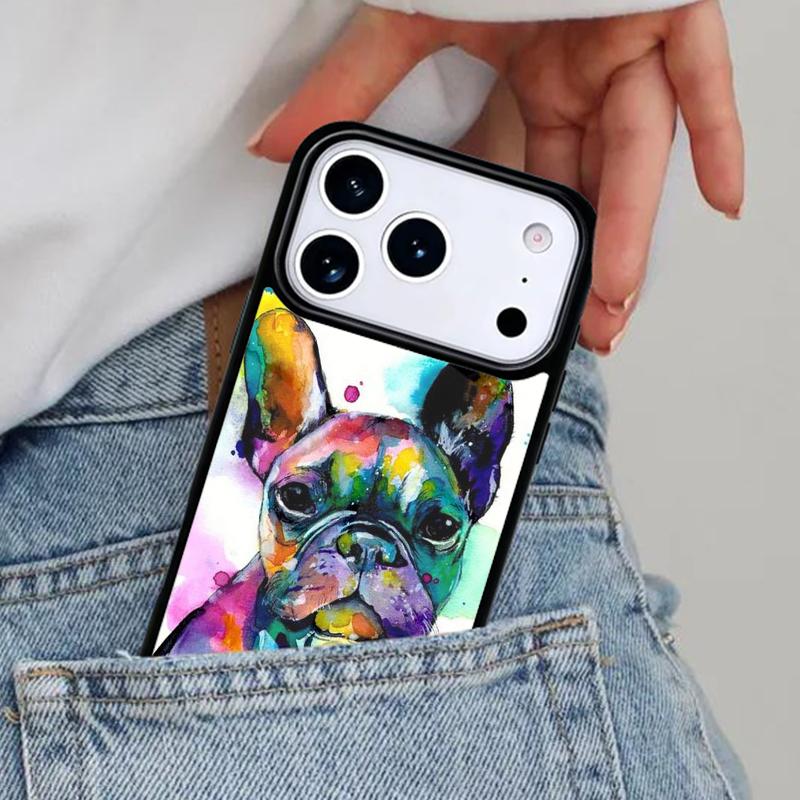 French Bulldog Dog Animals Phone Case for iPhone 16e 15 14 13 12 17 Pro Max Plus Air 17pro Cover Coque