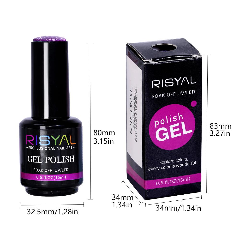 Nail Art Explosive Shattered Diamond Nail Polish Glue 15ml Nail Polish Color Glue Bouncy Glue Nail Polish