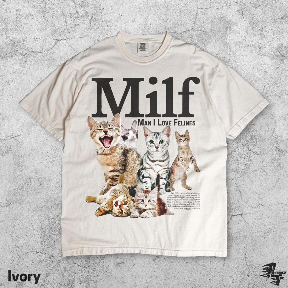 Unisex Ik Hou Van Katachtigen Vintage T-shirt Grappige Kat Meme Grafisch T-shirt Retro Kattenliefhebber Shirt Humor Huisdier Dier Cadeau Unisex