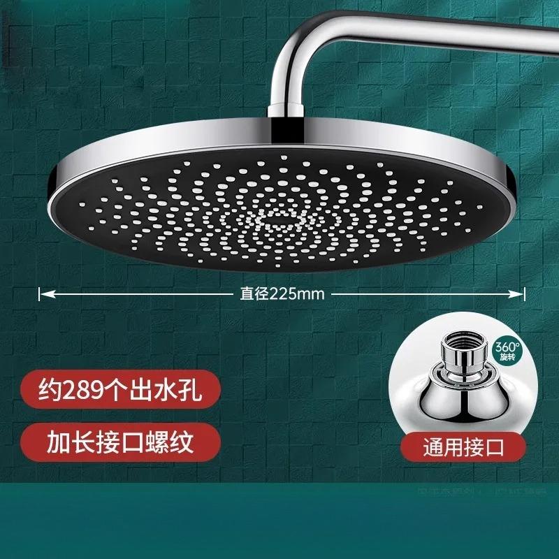 Shower Overhead Spray Large Shower Head Powerful Pressurized Water Bathroom Rain Pressurized Single Head Shower Head Bath