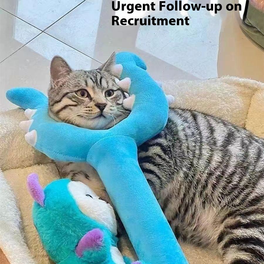 

Плюшевая крестовая палка игрушка для кошек для взрослых царапающая кошка вилка плюшевая игрушка 70см 70cm