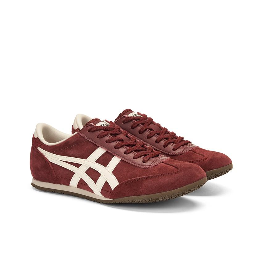 ONITSUKA TIGER Machu Racer Versatile Durable Low-Top Lifestyle Sneakers Unisex Sneakers Burgundy 1183C535-600