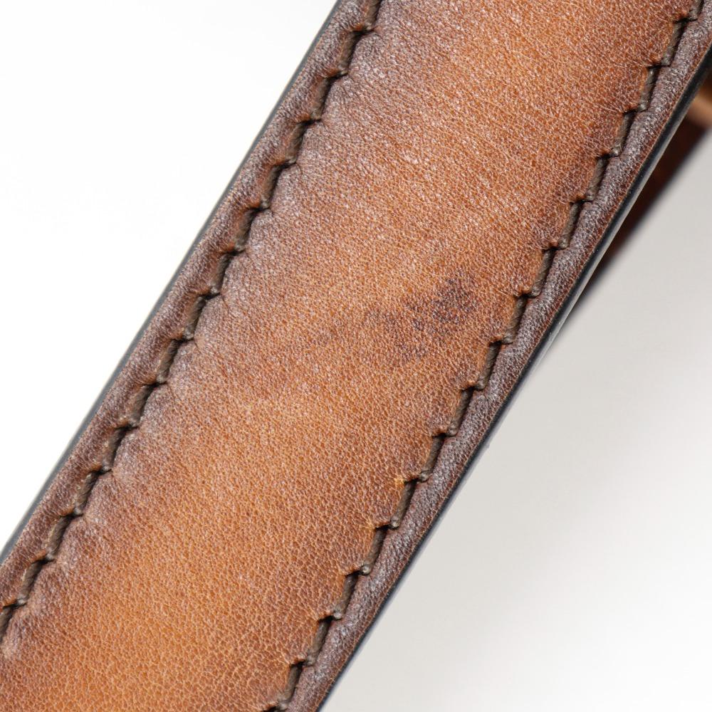 Berluti Modernist Vertical Tote Bag Calligraphy Scrit Brown Calfskin mens Used