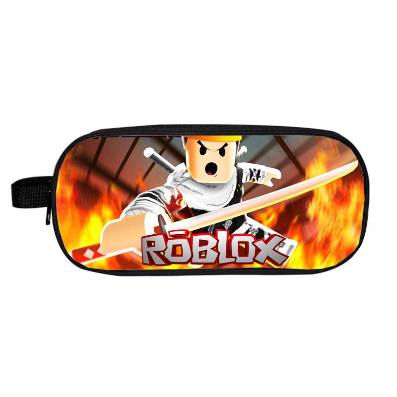 Roblox Cartoon Pencil Case For Boys And Girls With Durable Material**