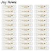 30Pcs Handmade PU Leather Tags with Love Heart Sew on Labels Embellishment Knitting Accessories for DIY Crafts Sewing Labels