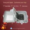 16-Core Outdoor Fiber Optic Distribution & Splitter Box, Waterproof 1-to-16 Optical Multi-Core Box