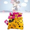 Mickey Mouse Kids Bedding Set With Long Staple Cotton Four Piece For Nursery And Toddler Room