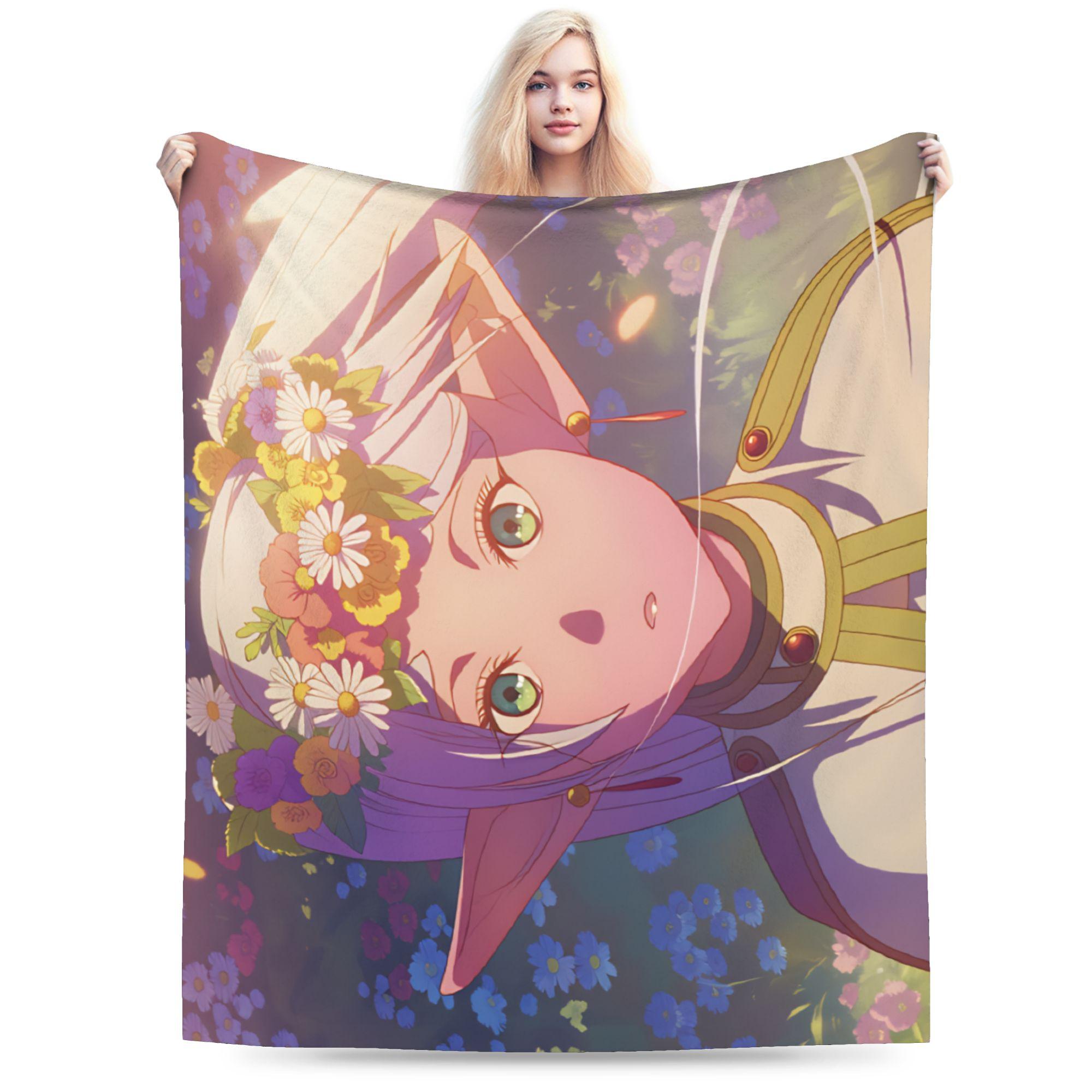 

Frieren Beyond Journeys Plush Blanket Students Flannel Throw Blanket For Outdoor Soft Customized Quality Bedspread Gift 75cmx90cm