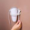 Hair Dryer Holder Perforation-free Bathroom Hair Dryer Holder Wall Hanging Shelf Hair Dryer Holder Bathroom Air Dryer Holder