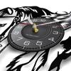 Galloping Horses Wall Art Interior Design Wall Clock Vinyl Record Clock Home Decor Mustang Wild Horse In The Wind Horse Gift