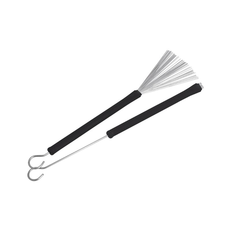 Drum Set Drum Accessories Stick Drum Brushes Stick Set 1 Pair Drum Wire Brushes Drum Sets Brush and 1 Pair Rods