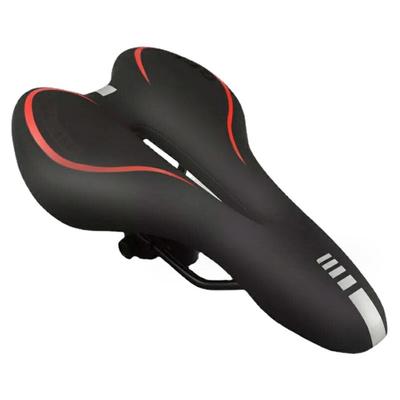 ENN LLC Cykelsadel Herr Dam Mjuk Sadel Ultraförtjockat Minnesskum Stötdämpning Landsvägscykel Mountainbike Vattentät (Netto)