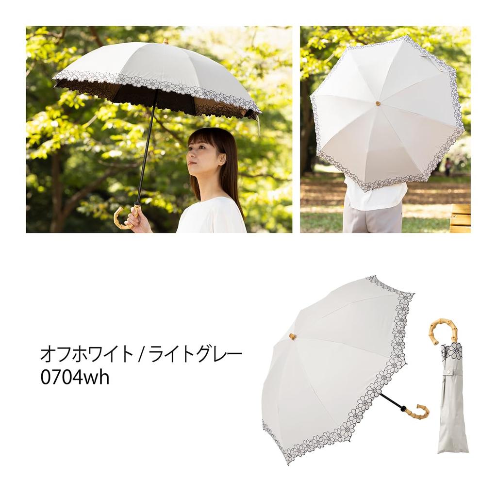 Cool Plus Folding Parasol with UV Heat and Light Blocking Folding Floral 50cm x 8 Light Blocking or More UV Protection Heat Grade 1 Light Blocking