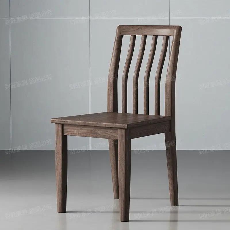 Simple Chair Dining Room Table High Kitchen Stool Event Chairs for Restaurant Wooden Furniture