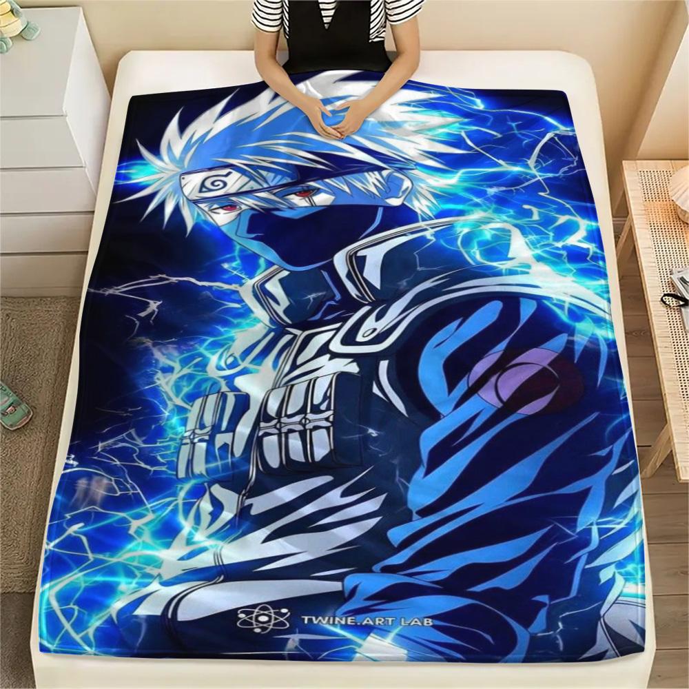Kakashi Hatake Printed Blanket with Warm Feeling, Blanket Suitable for Sofa, Bed, Chair, Bedroom, Picnic and Travel.-TING