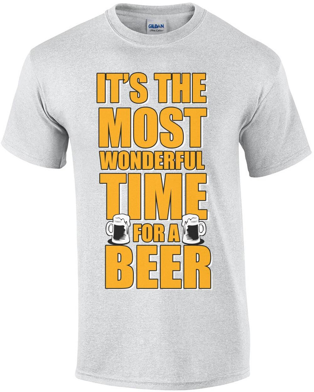 It s The Most Wonderful Time For A Beer T-Shirt M