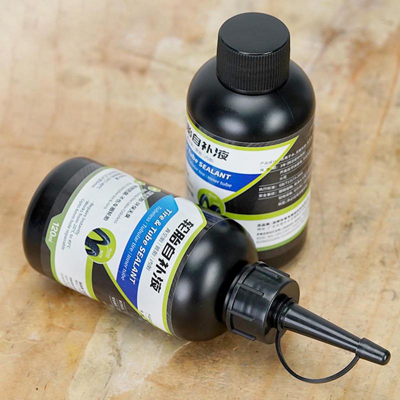 Bicycles Tire Sealant 120ml Cycle Tire Sealant Long Lasting Fast Sealing Eco-Friendly Tubeless Tyre Sealant For Road And