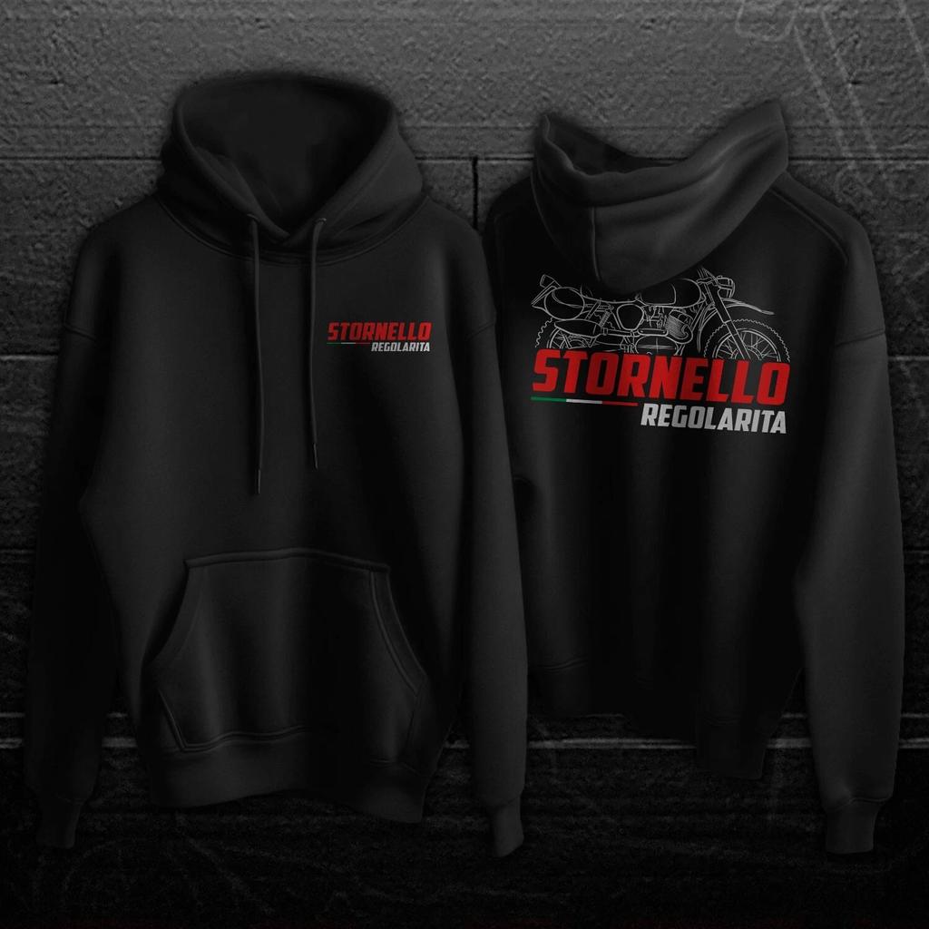 For Moto Guzzi Stornello 1960-1974 Fans – Moto Animals Illustration Hoodie