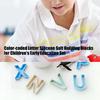 Educational Silicone Blocks Bath Toy Set 26 Letters  For Children Soft Blocks Fun for Preschoolers Learning