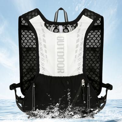 Hydration Running Vest Waterproof Lightweight Running Vest Reflective Outdoors Hydration Pack for Hiking Trail Running
