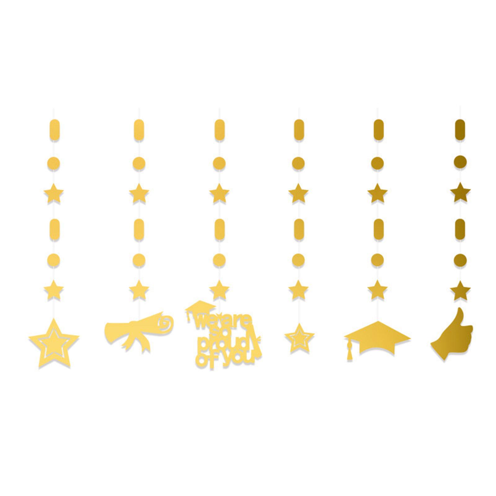 

2024 Выпускной сезон баннер звезда вытягивание флага гирлянды украшение для выпускного вечера настенные дверные украшения поставка 1