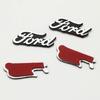For Ford F MK4Car Audio Decorate 3D Aluminum Badge Emblem Stickers For Ford Focus Mk3 Fiesta Ranger Fusion Mondeo Mustang Fusion Kuga Ecosport