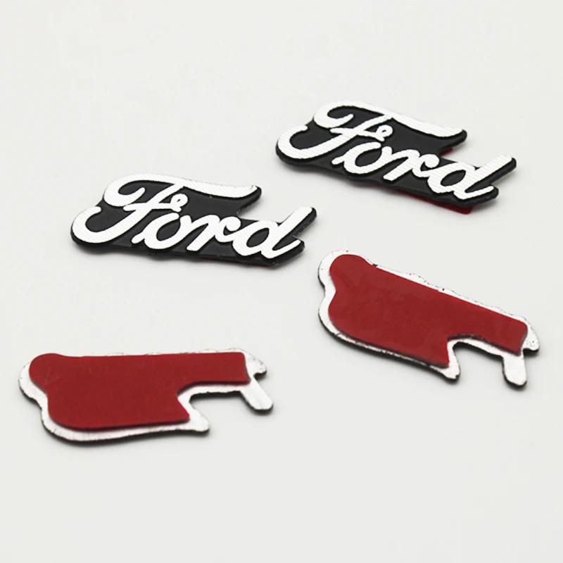 For Ford F MK4Car Audio Decorate 3D Aluminum Badge Emblem Stickers For Ford Focus Mk3 Fiesta Ranger Fusion Mondeo Mustang Fusion Kuga Ecosport