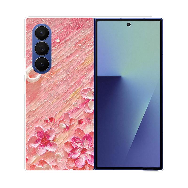 For Samsung Galaxy Z Fold 7 6 5 4 3 2 Case Transparent Protective Back Cover Hard PC Shell For Samsung Z Fold7 Fold6 Fold5 Etui