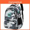 Printed Backpack Travel Fashionable Wear Resistant Schoolbag Student