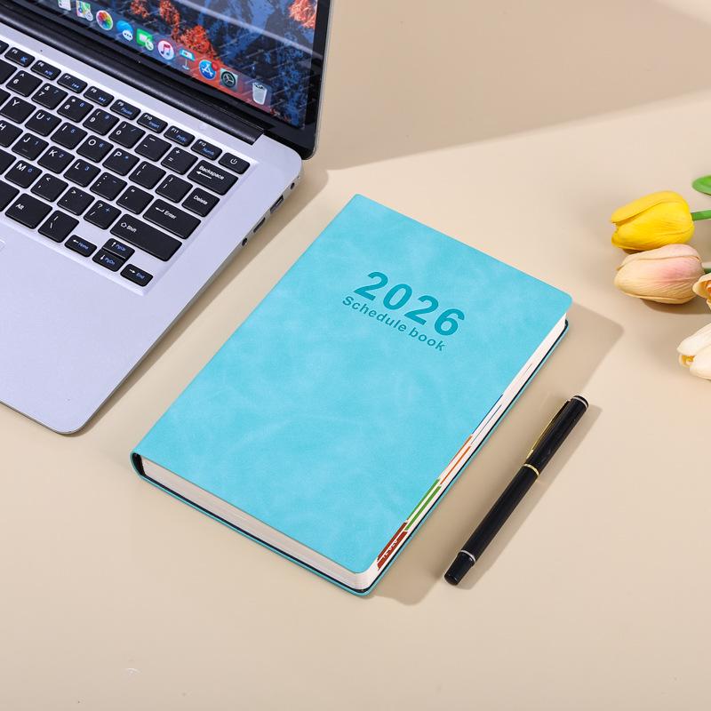 2026 Cross-border English Calendar & Planner: Daily Schedule, Efficiency Journal & Notebook A5