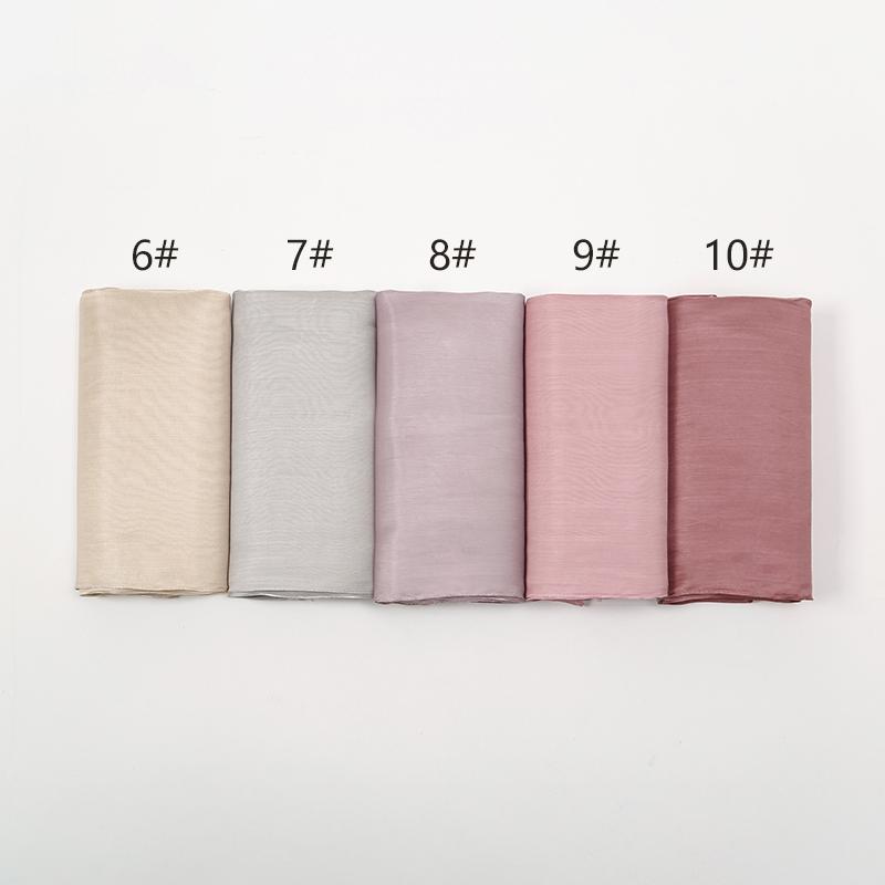 New Shimmer Silk Hijab Scarf For Women Muslim Shawl Abaya Silk Hijab Abaya Hijabs For Woman Jersey Head Wrap Scarf Islam Turban