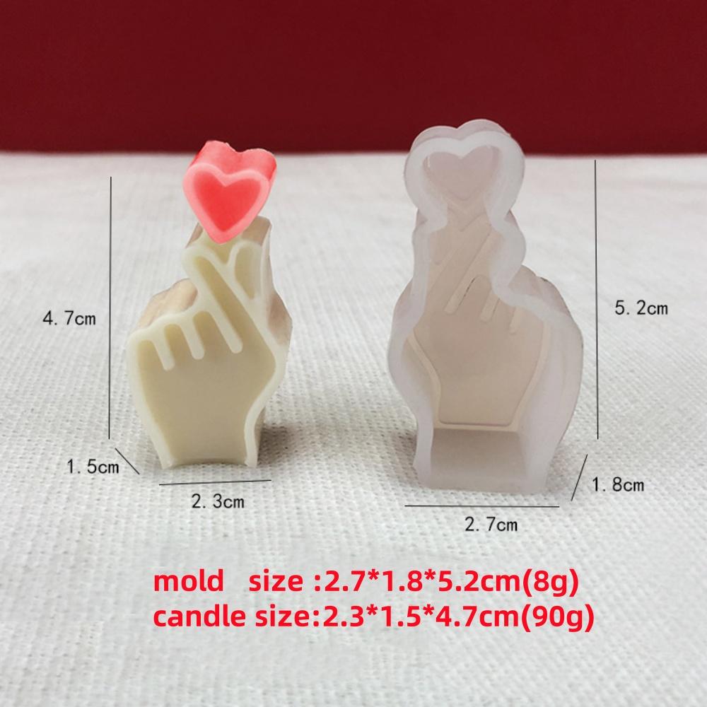 

3D Heart-Shaped Silicone Candle Mold Love Symbol Aromatherapy Perfect for DIY Proposal and Valentine s Day Soap Tool Making
