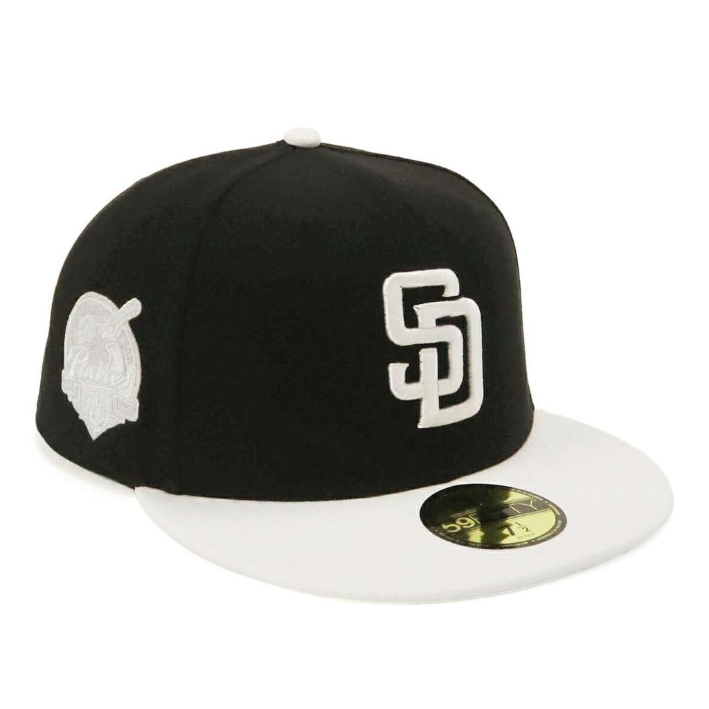 New Era Cap 59FIFTY MLB San Diego Padres SD Black Side Patch 14676980 NER35C8246 2-Tone