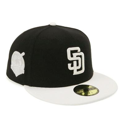 New Era Cap 59FIFTY MLB San Diego Padres SD Black Side Patch 14676980 NER35C8246 2-Tone