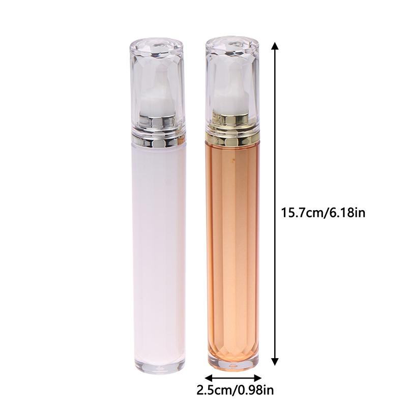 1 szt. 20 ml pusta butelka z rolką do kremu pod oczy, wielokrotnego napełniania, akrylowy pojemnik na serum pod oczy z pompką kulkową ze stali nierdzewnej