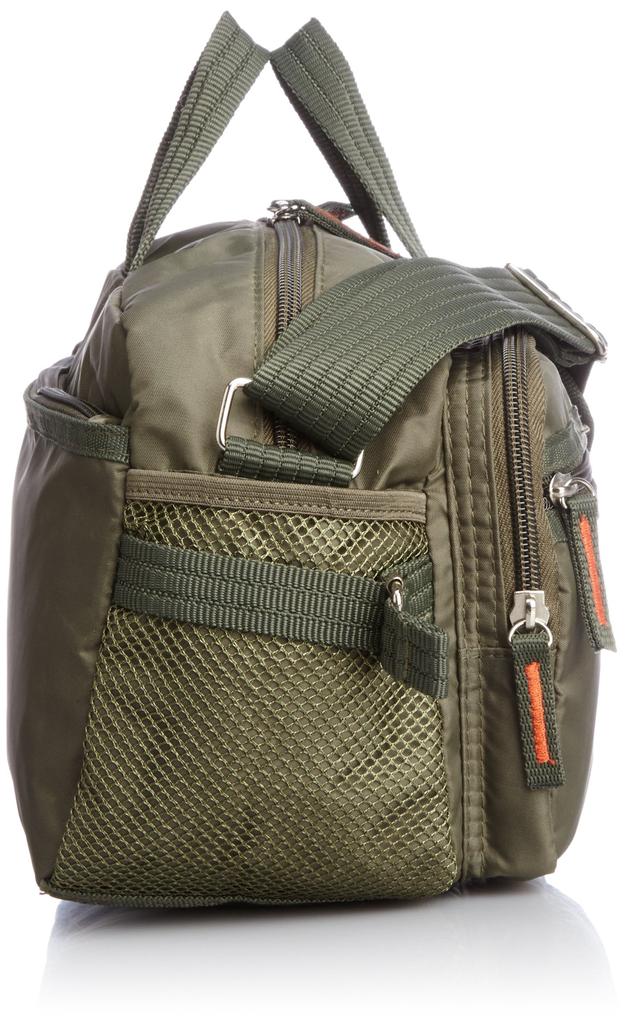 AOT Bonded Shoulder Bag with E One Size Handle, 1802-E990-01, Khaki,