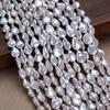 Natural freshwater baroque pearls 1112mm Irregular flat flakes DIY Handmade beaded necklaces and bracelets
