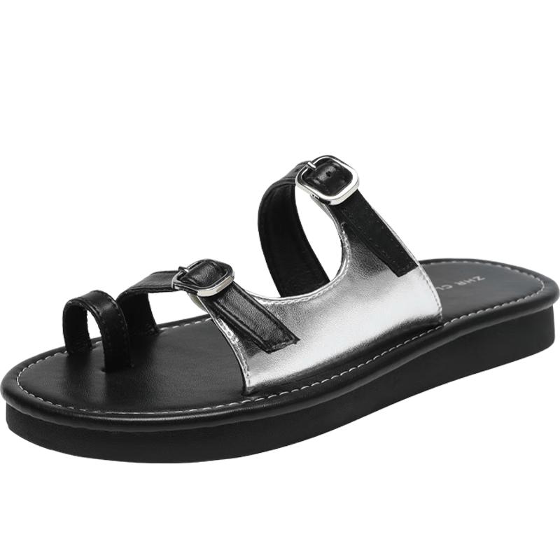 ZHR Women s French-Style Flat Thong Sandals 39
