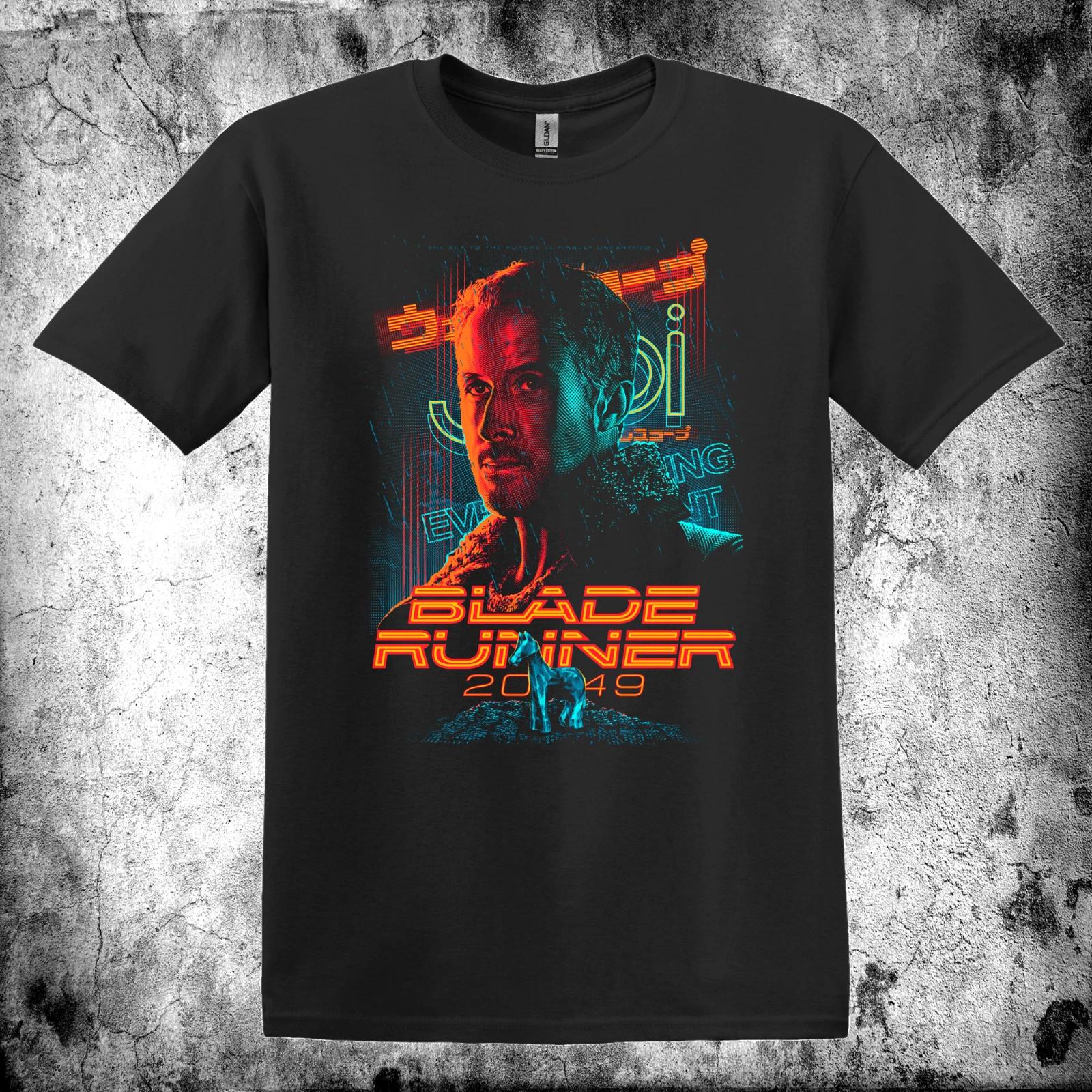 Men s and Women s T-shirts Blade Runner (2049) Sci-Fi Action Cult Movie Unisex Cotton L
