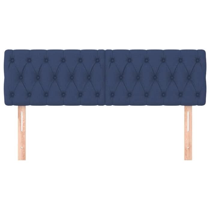 VidaXL 2x Headboards Bedroom Furniture Bed Accessories Single Bed Headboards Interior Blue 346346