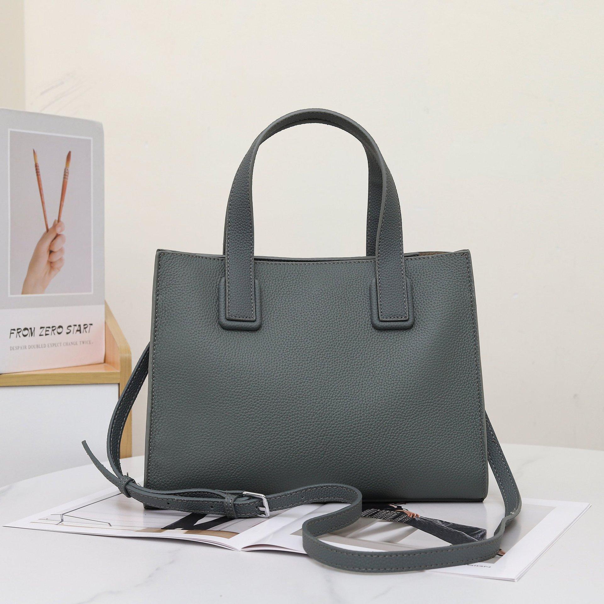 

Сумка женская премиум Sense Work Commute Baotou Layer из натуральной кожи сумка через плечо на одно плечо для женщин зелёный